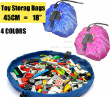 plastic toys building bricks blocks storage bags DE00016_1